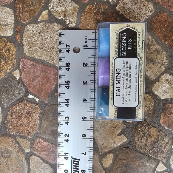 Coventry Creations Calming Blessed Herbal Candles Blessing Kit New w/ Minor Wear - Picture 6 of 6